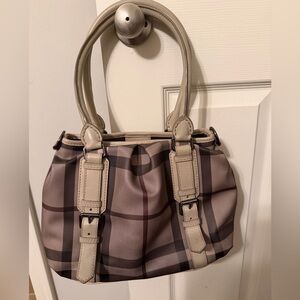 BURBERRY Smoked Check Northfield Tote Trench